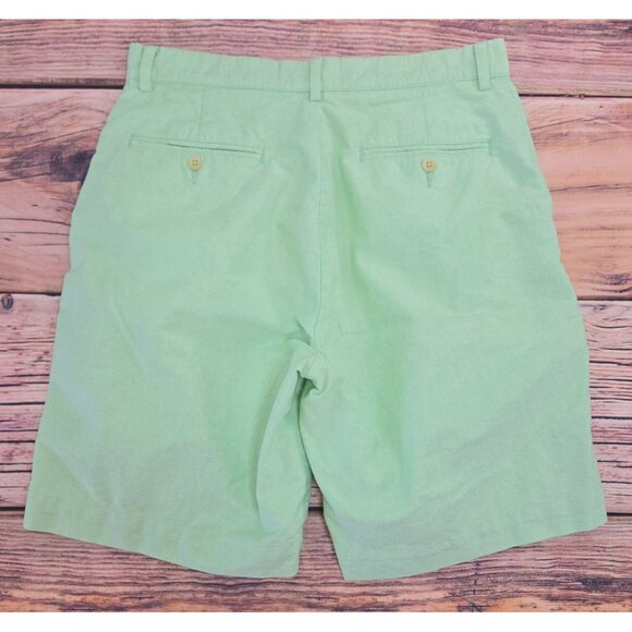 Polo Ralph Lauren Mens Chino Shorts 30 Classic Fit Green Cotton - Picture 2 of 7